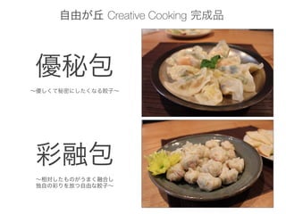 ɤ Creative Cooking Ʒ
ذ
ܤˤʤӡ
ڰ
ΤޤںϤ
ԤβʤŤɤӡ
 