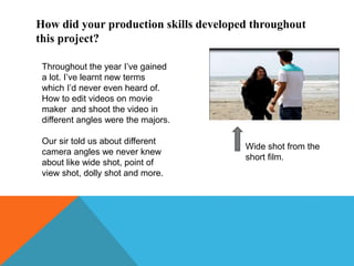 Media Studies portfolio-Creative critical reflection | PPTX