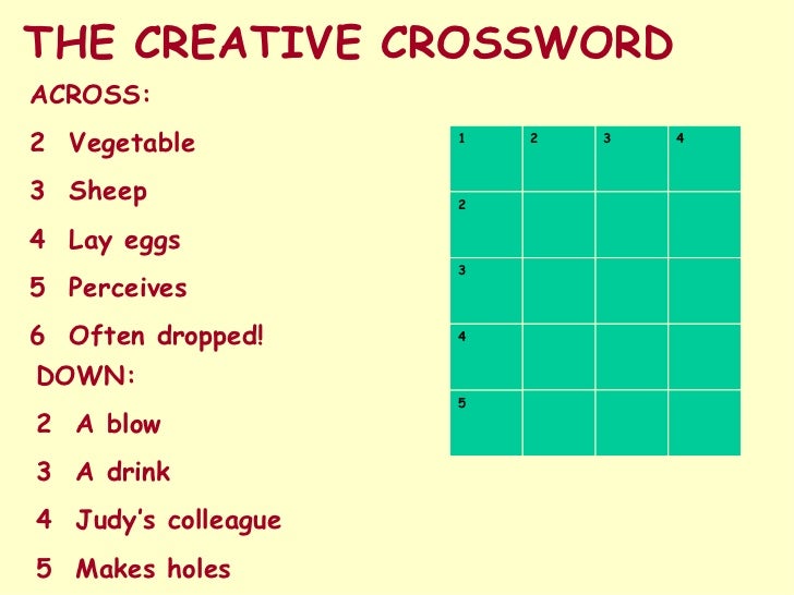 Creative Crossword