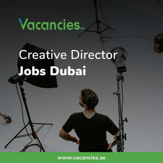 Creative director jobs dubai