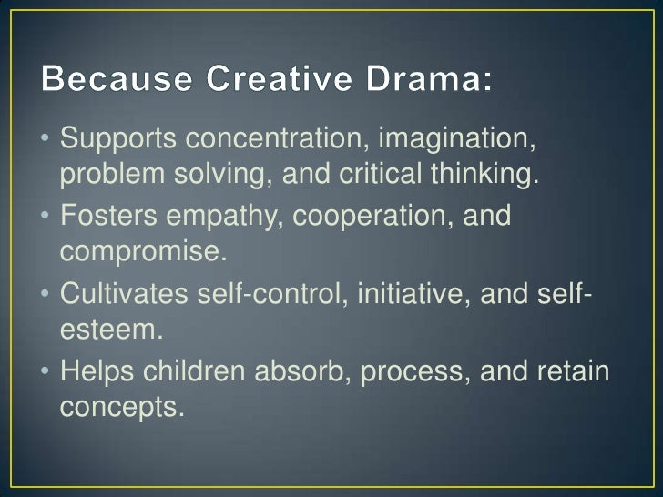 Creative dramatics