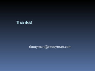 Thanks! [email_address] 