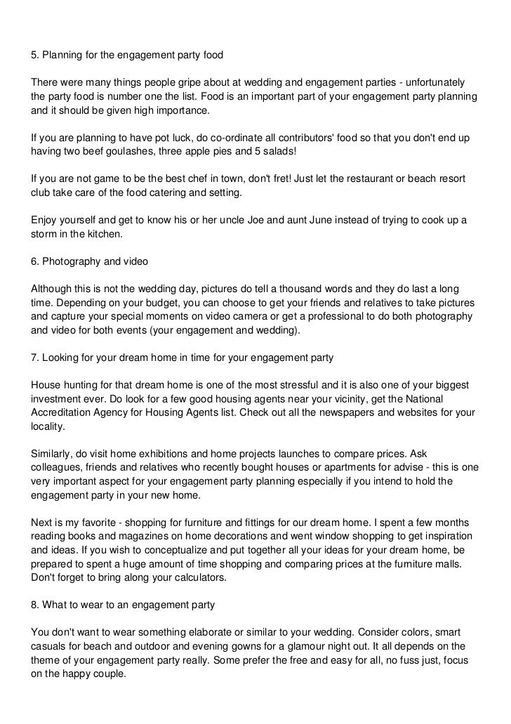 Creative Engagement Party Planning Tips