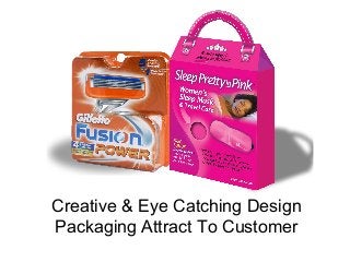 Creative & Eye Catching Design
Packaging Attract To Customer
 