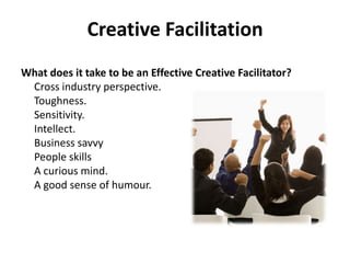 Creative facilitation techniques | PPSX