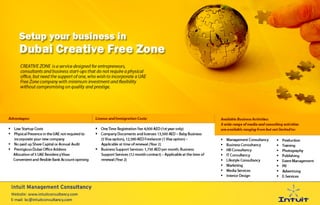 Set up your business in Dubai Creative Free Zone