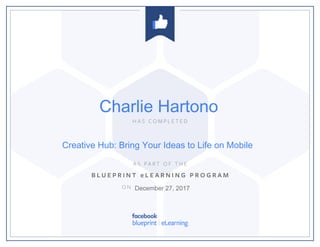 Creative Hub: Bring Your Ideas to Life on Mobile
December 27, 2017
Charlie Hartono
 