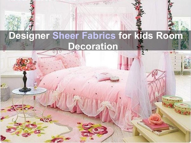 Creative Ideas for Kids Rooms  Decoration  with Home Fabrics