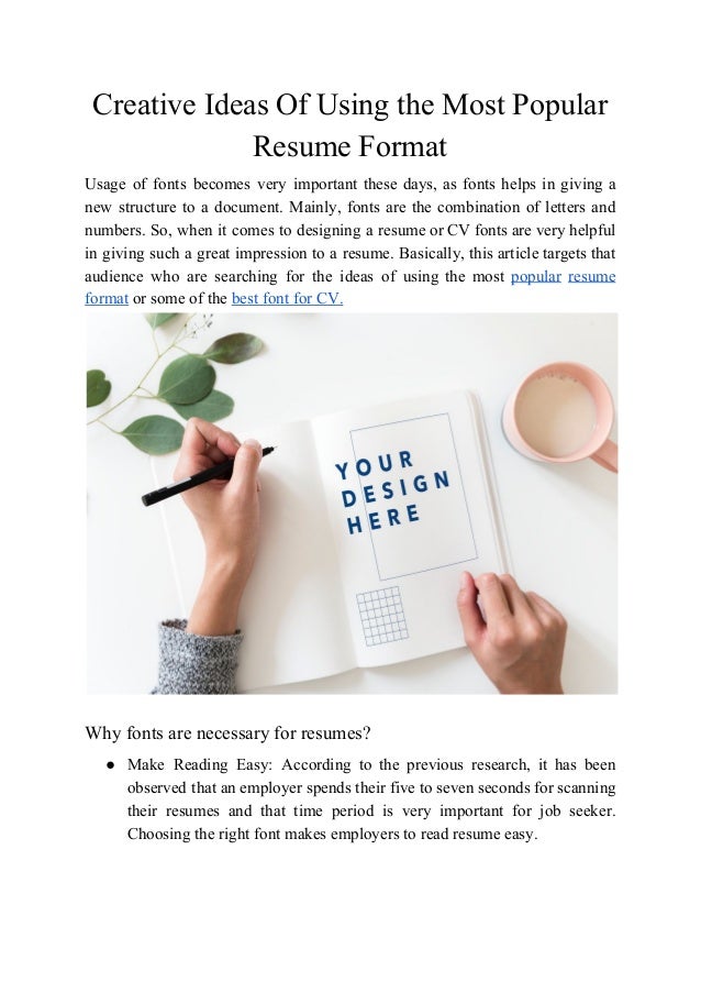 creative ideas of using the most popular resume format 2 638 jpg cb 1514604404 popular resumes