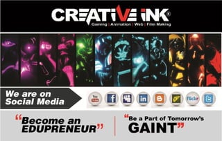 Creative Ink Activity Inc Creativeink Animation Franchise India | PPT