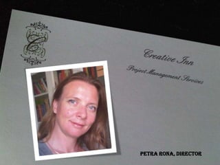 7/23/2009 1 Petra Rona, Director 