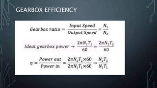 GEARBOX EFFICIENCY
 