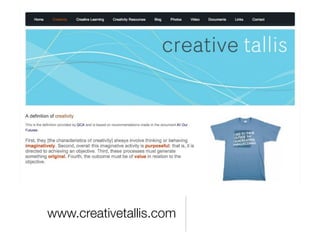 www.creativetallis.com
 