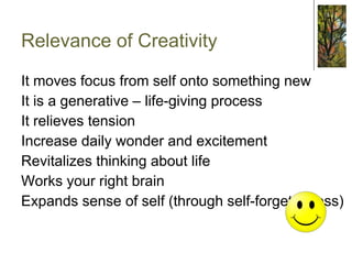 Agenda Relevance of Creativity 