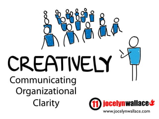 Communicating
 Organizational
    Clarity
                  www.jocelynwallace.com
 