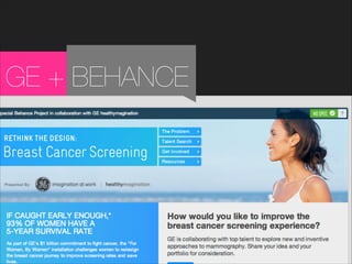 GE + BEHANCE

 