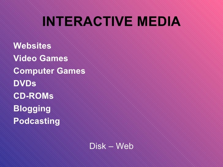 Creative media industries