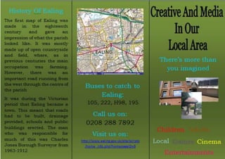 Creative & media in the local area - leaft