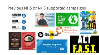 Previous NHS or NHS supported campaigns
 