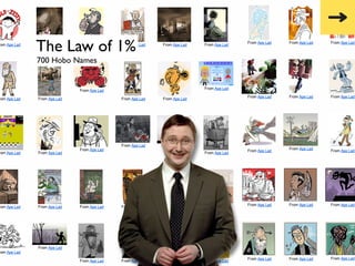 The Law of 1%
700 Hobo Names




                 jasontheod
                     or.com
 