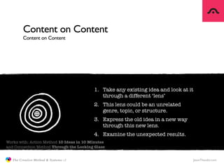 Content on Content
                     Content on Content




                                                  1. Take a...