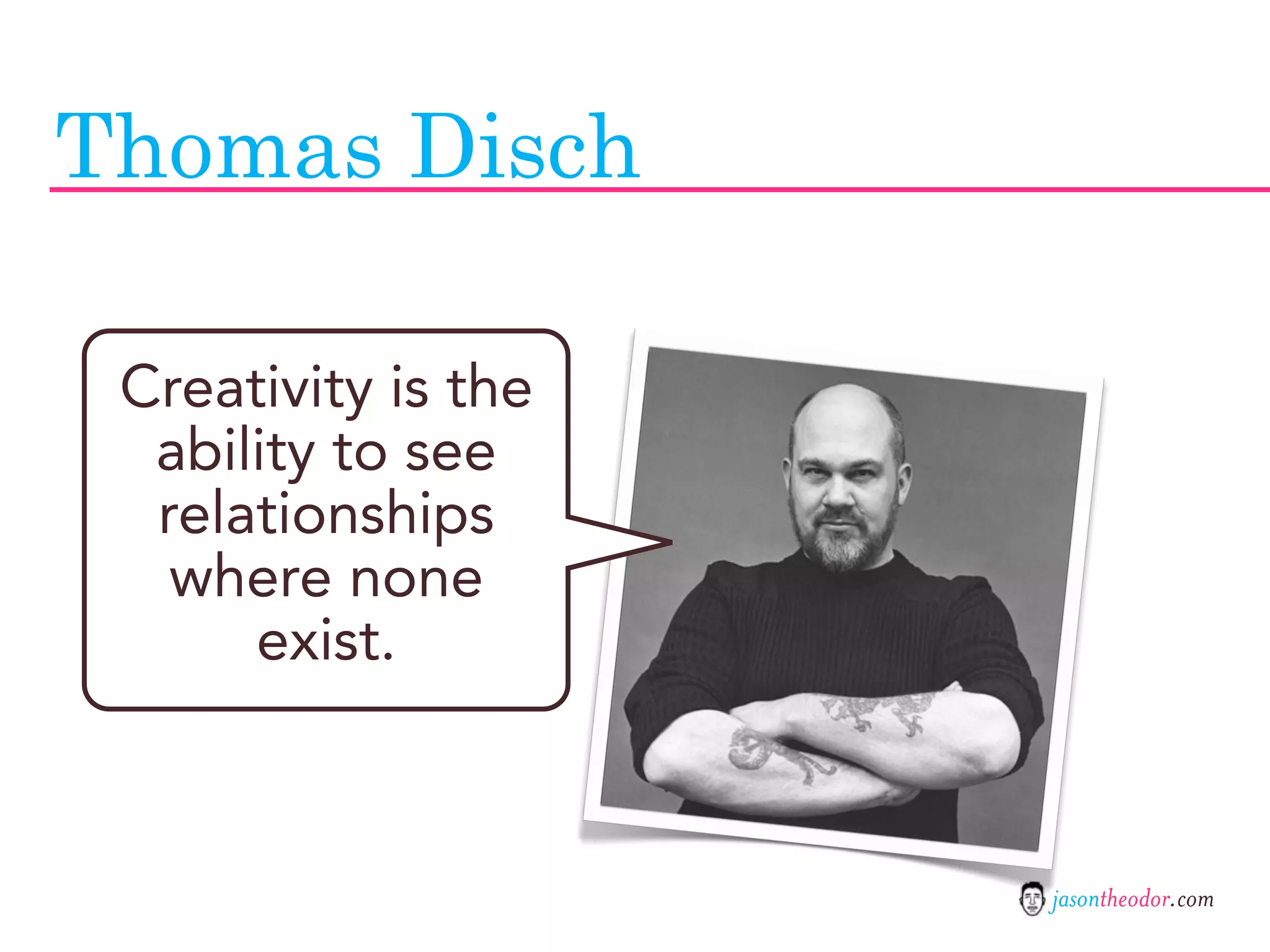 Jason Theodor's Creative Method and Systems