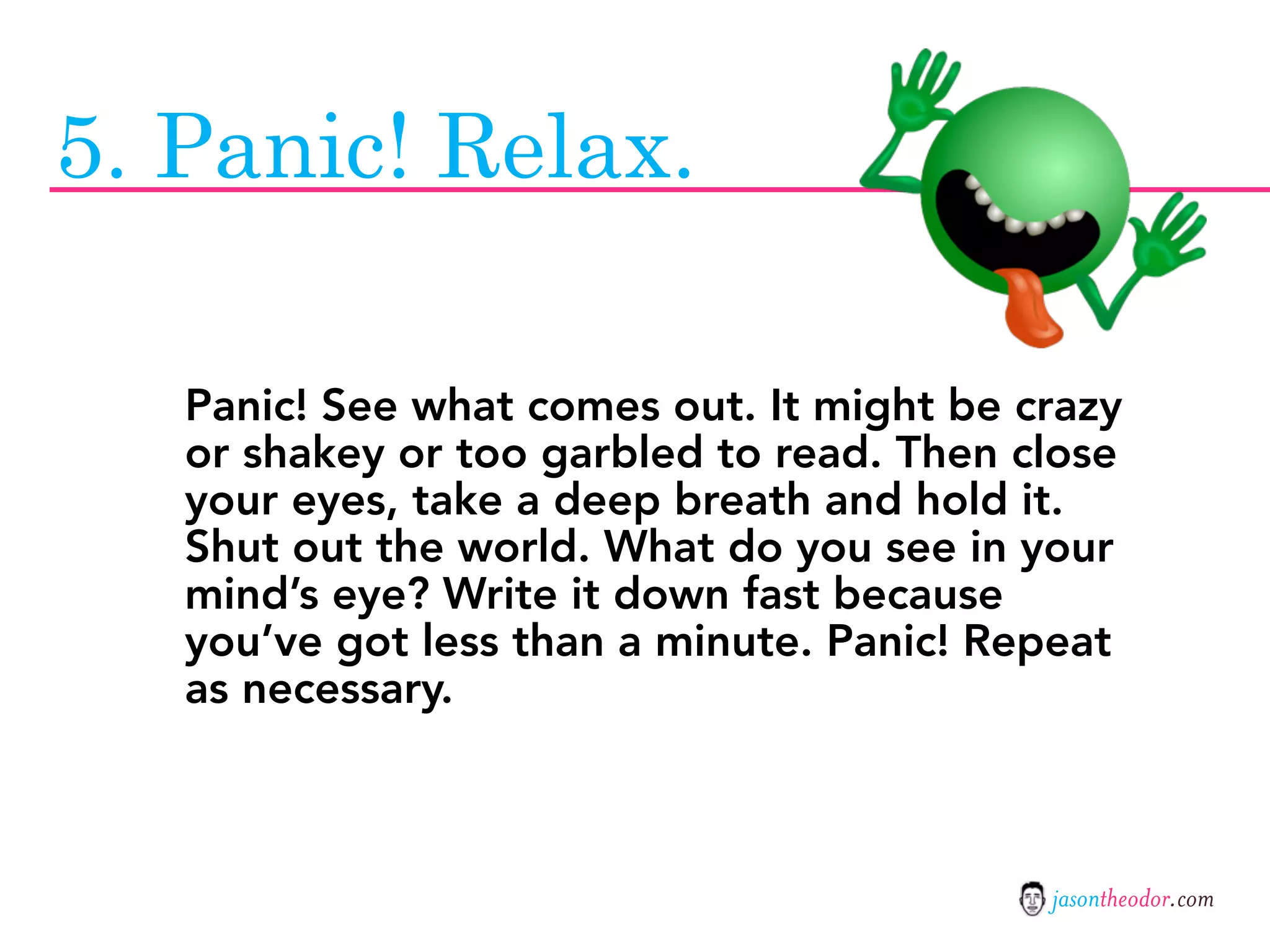 Jason Theodor's Creative Method and Systems