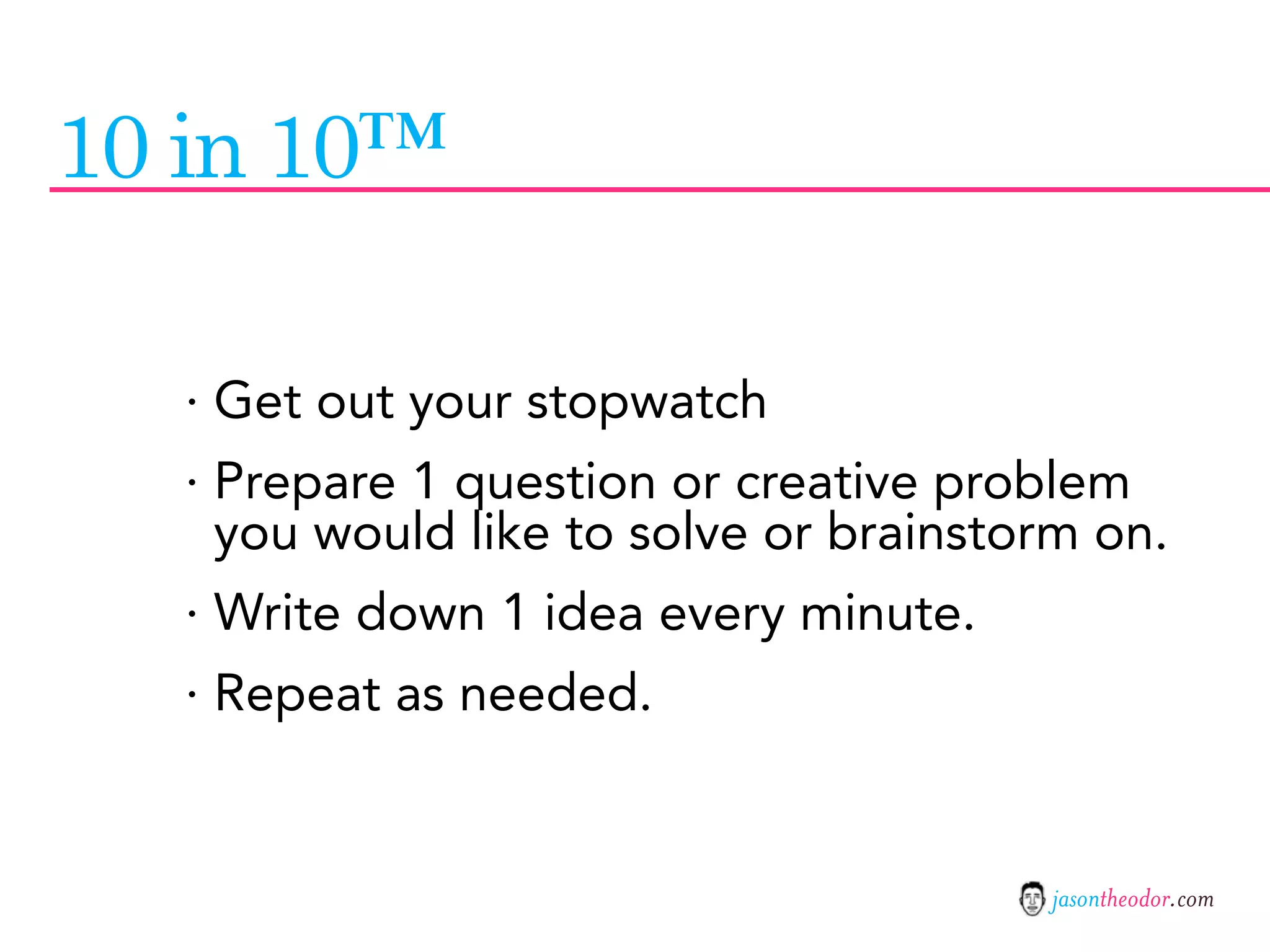 Jason Theodor's Creative Method and Systems