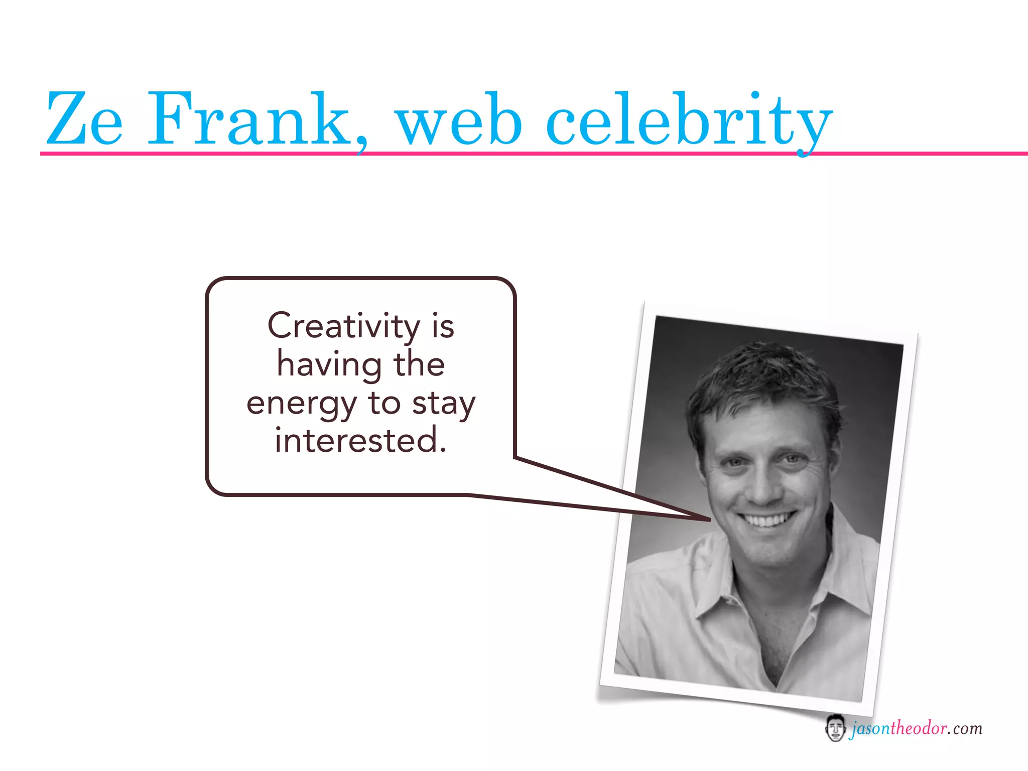 Jason Theodor's Creative Method and Systems