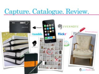 Capture. Catalogue. Review.

                           flickr photo: practical
                                          ...