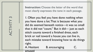 Creative Non-Fiction - Lesson 4 - Writing a Draft.pptx