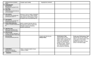 Character Springboard Examples CREATIVE NON FICTION daily lesson log6 w2.docx