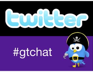 #gtchat

 