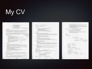 My CV
 