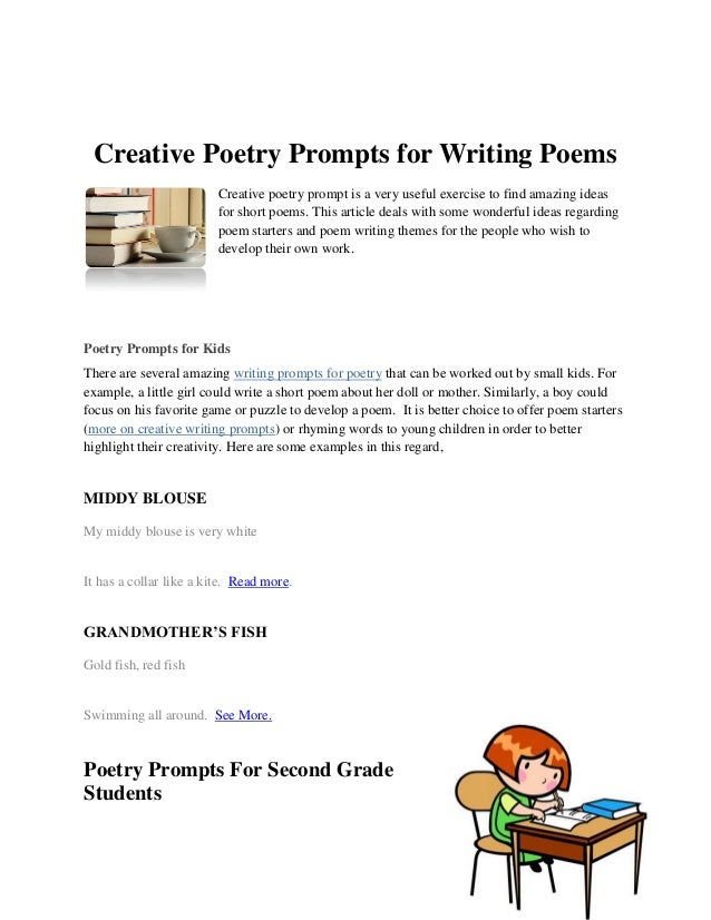 creative writing prompts poetry