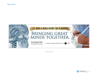 Category: Medical
Outdoor billboard
3
Bringing great
minds together.
 