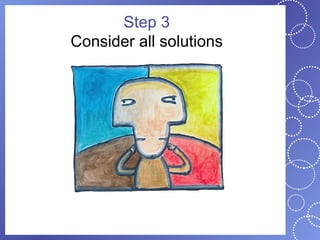 Step 3
Consider all solutions
 