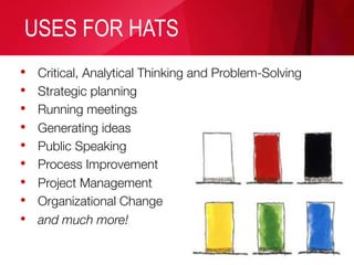 Creative Problem Solving - Six Thinking Hats and Other Tools by CTR | PDF