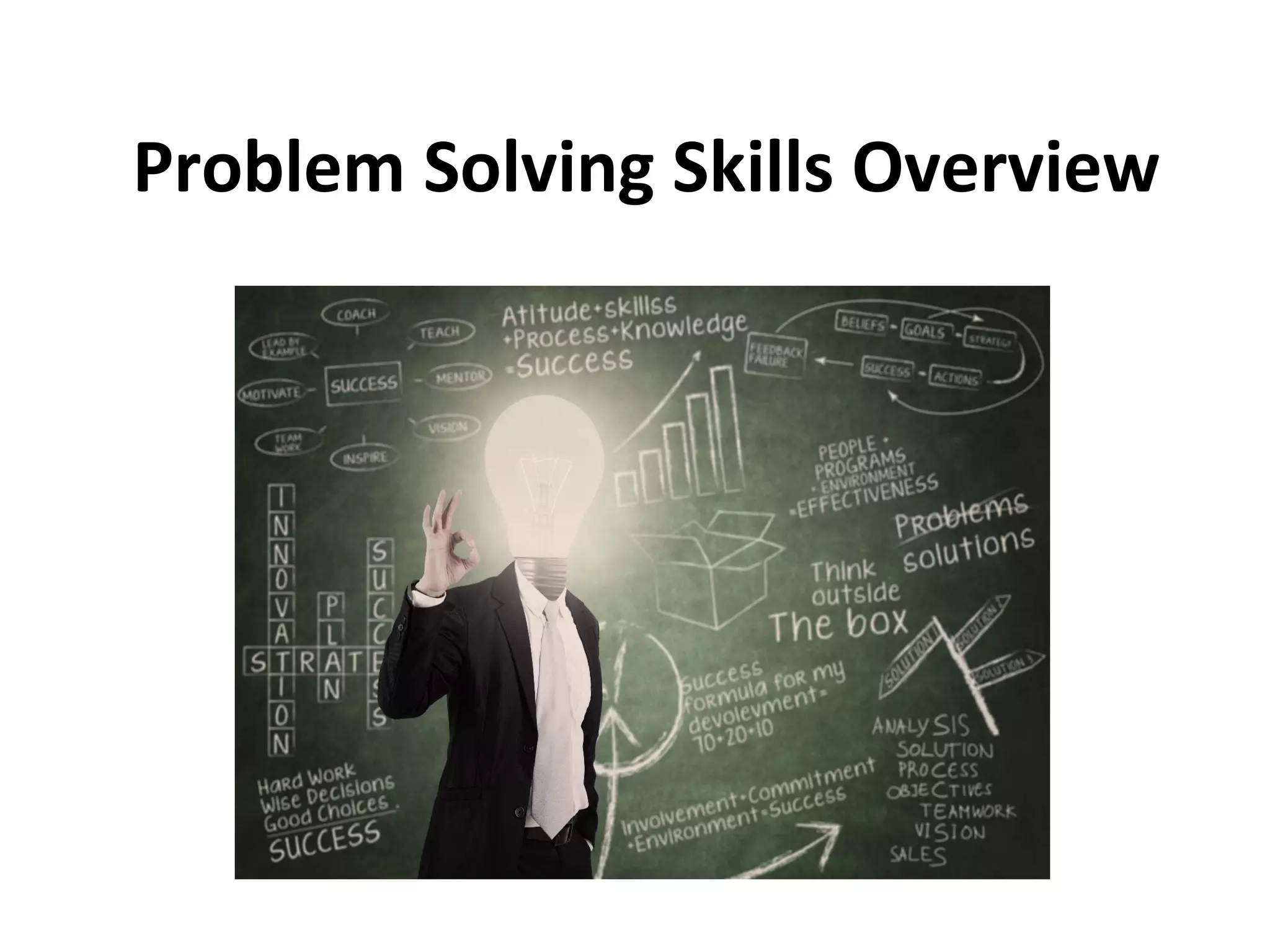 Problem Solving Skills Overview
 
