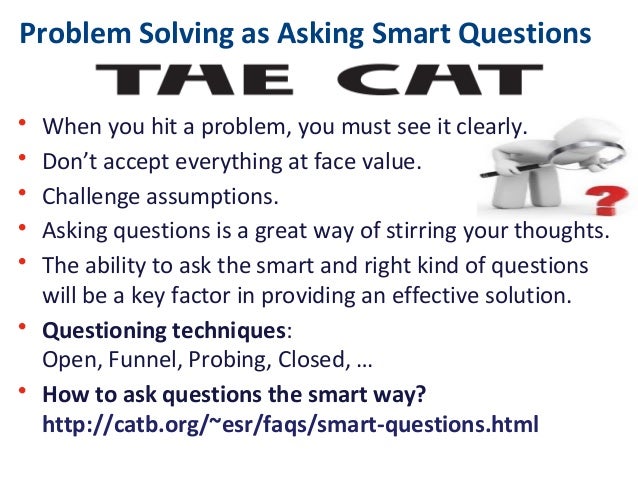 interview questions problem solving skills