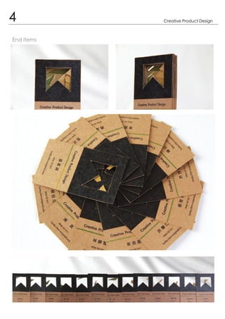 4 Creative Product Design
End items
 