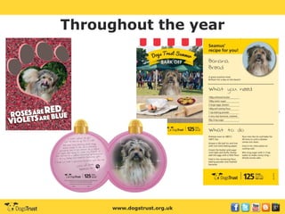 www.dogstrust.org.uk
Throughout the year
 