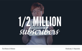 The Influence of Influence @tombrandy & @imjustmike
LUKE CUTFORTH
AKA
LUKEISNOTSEXY
 