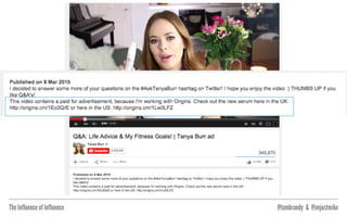 The Influence of Influence @tombrandy & @imjustmike
 