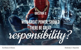 WHO SHOULD BE REGULATING THIS?
THE GOVERNMENT?
A VOLUNTARY BODY?
 