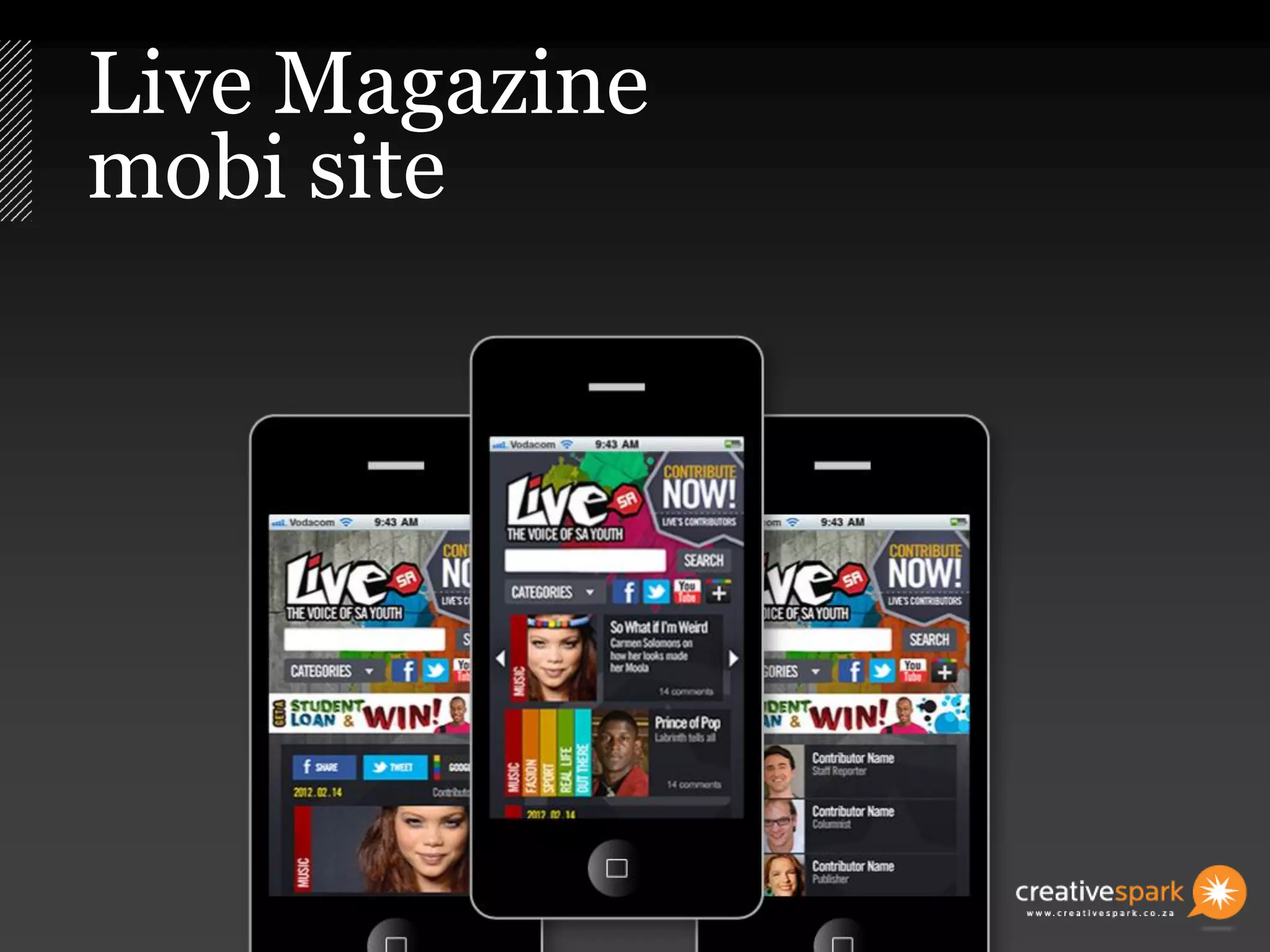 Live Magazine
mobi site
 