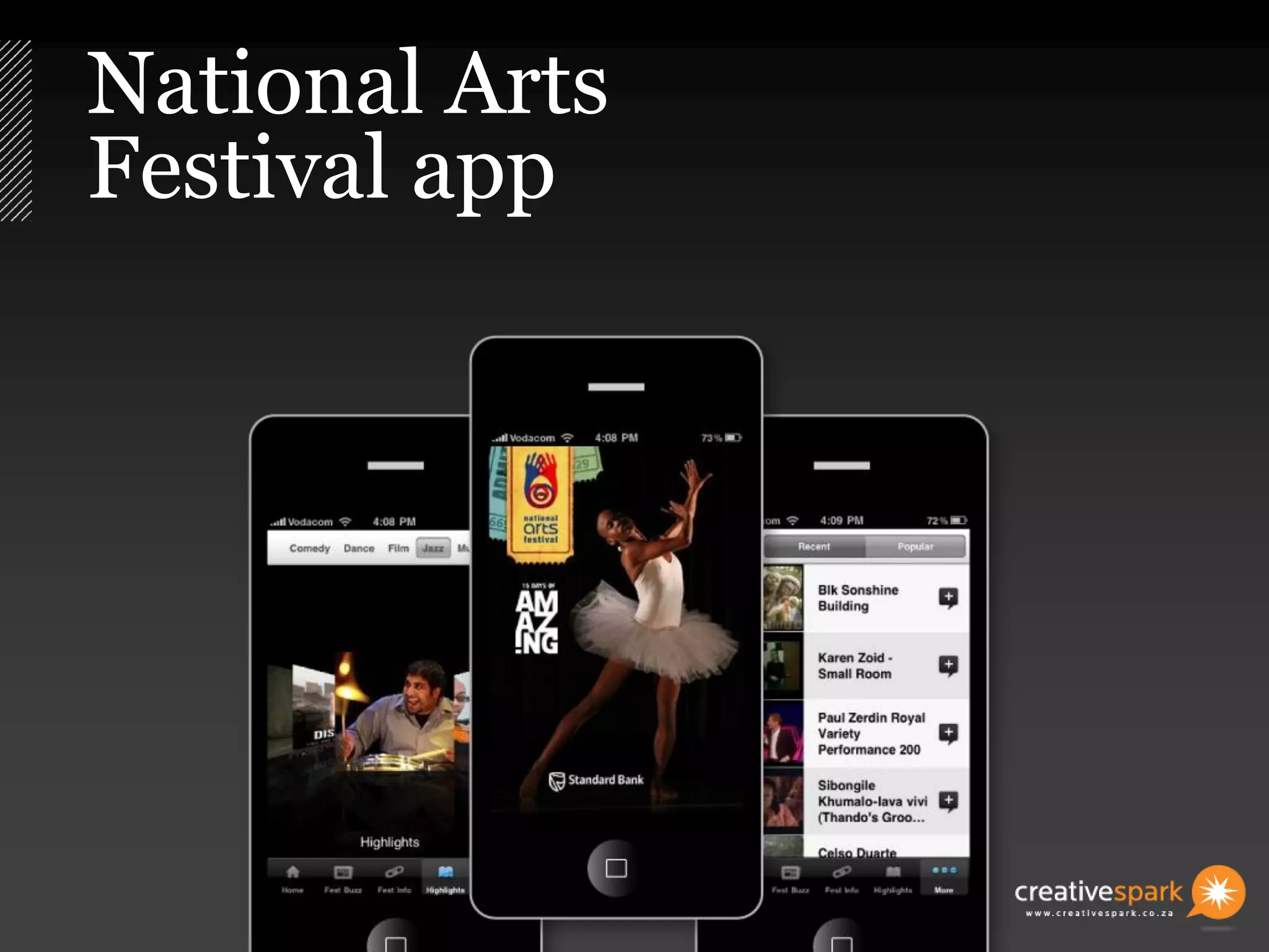 National Arts
Festival app
 