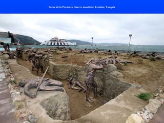 Scène de la Première Guerre mondiale, Eceabat, Turquie 
 