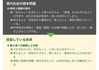 創造のテーブル2021 - トークセッション・スライド（井庭崇）