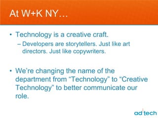 Creative + Technology: The Future Belongs To Those Who Create | PPTX